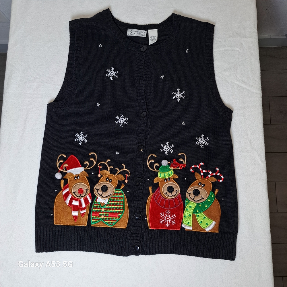 Isabella's Closet Black Sweater Vest